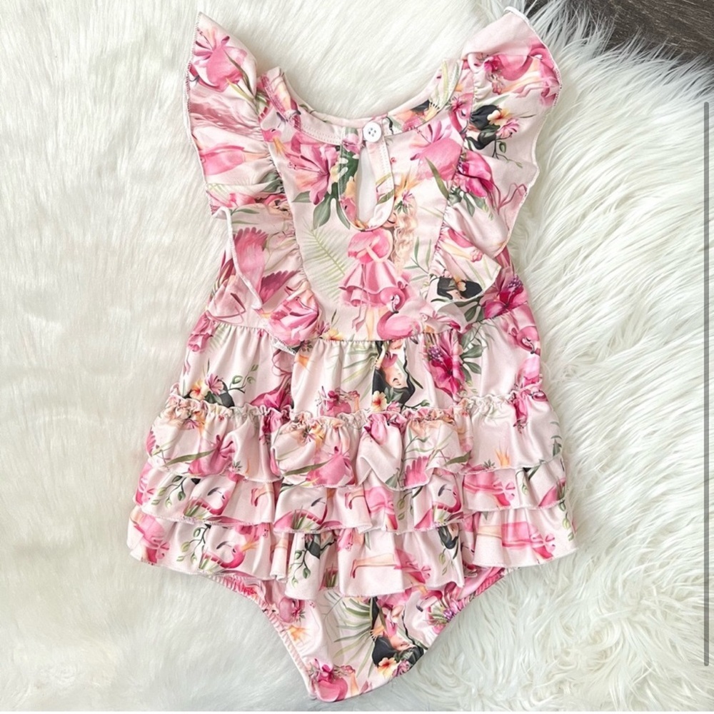 New Boutique Girls Fairy Ruffles Romper